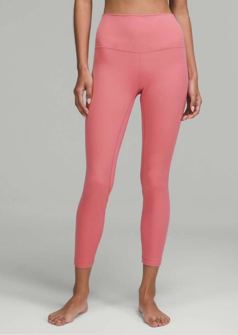 Lululemon Align High-Rise Pant 25" Womens Pink Nulu Leggings Size 8 - Picture 1 of 8